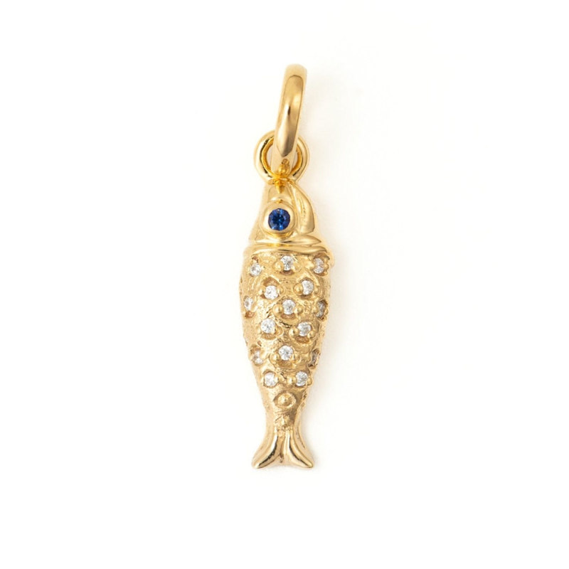 Thumbnail of Gemstone Sardine Charm image