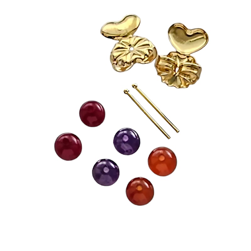Thumbnail of Gemstones Combo - Sterling Silver Yellow Gold Plated image