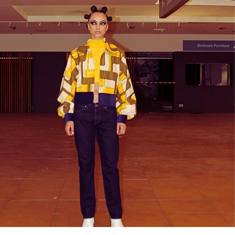 Thumbnail of Geometric Seventies Denim Jacket image
