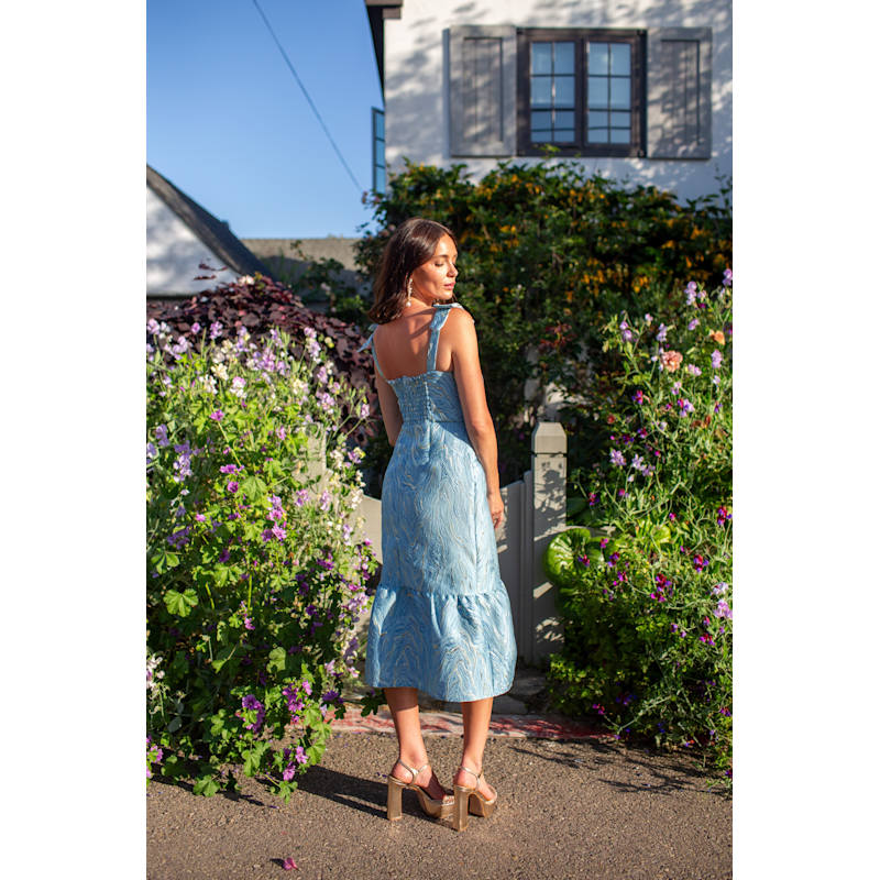 Thumbnail of Georgina Dress In Guilded Sky image