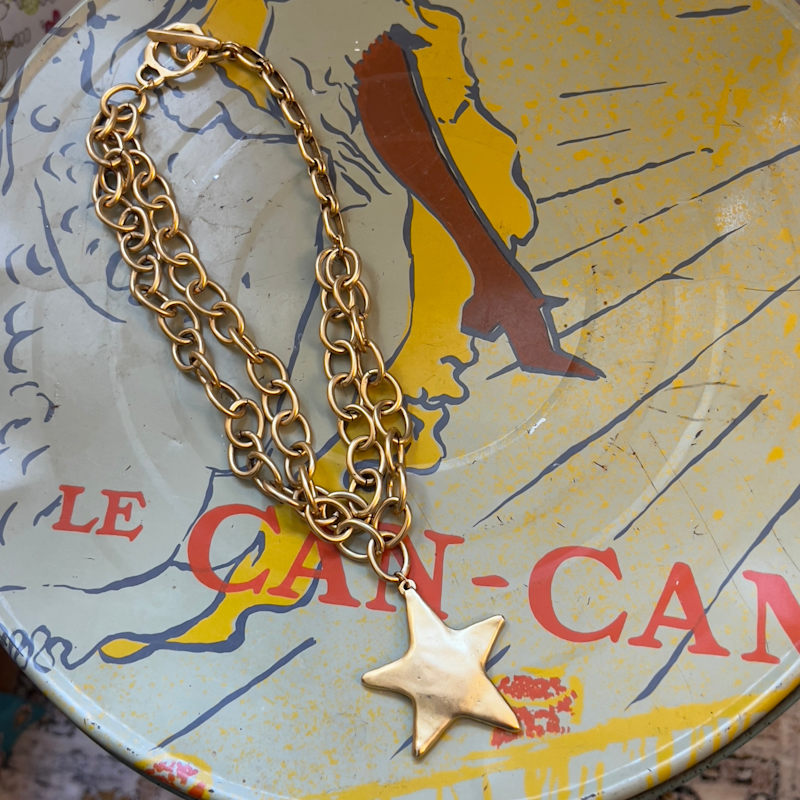 Thumbnail of Gia Gold Star Necklace image