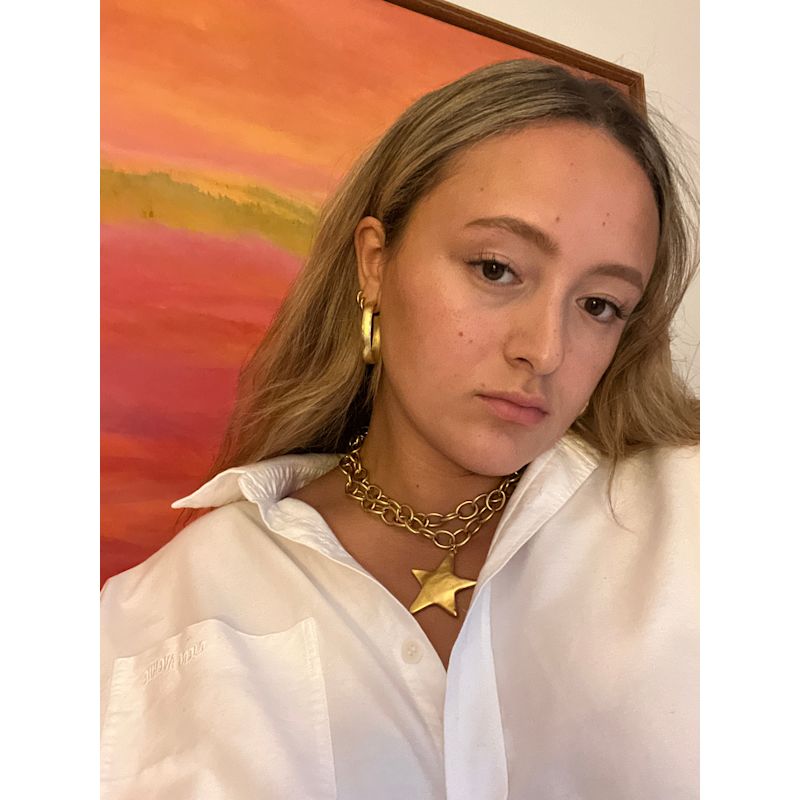Thumbnail of Gia Gold Star Necklace image