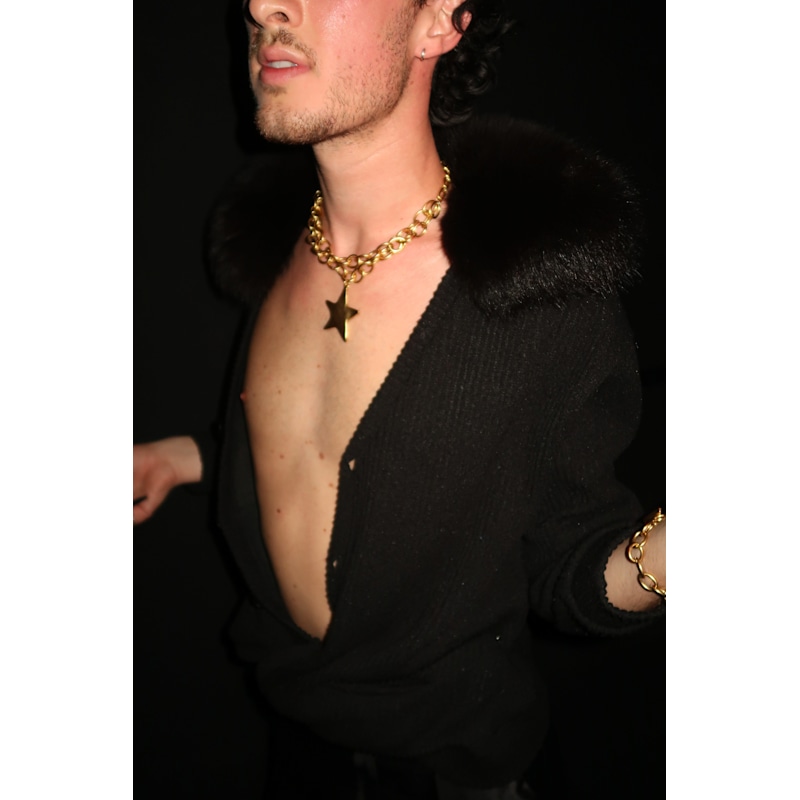 Thumbnail of Gia Gold Star Necklace image