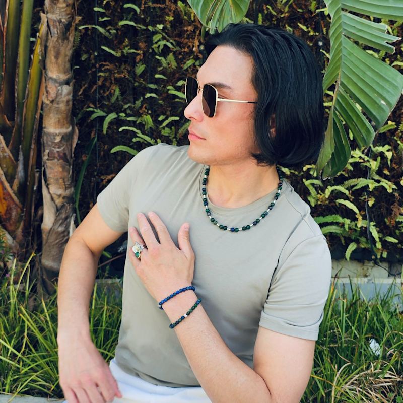 Thumbnail of Gift Idea Phoenix Malachite Men's Bracelet image
