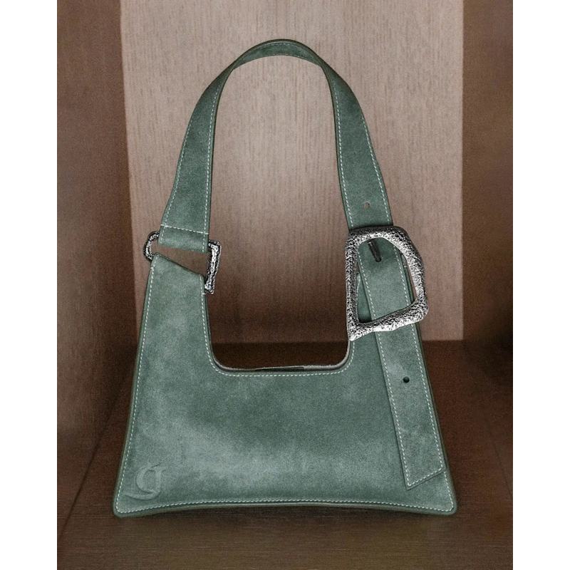 Thumbnail of Gigi Bag Sage Suede image