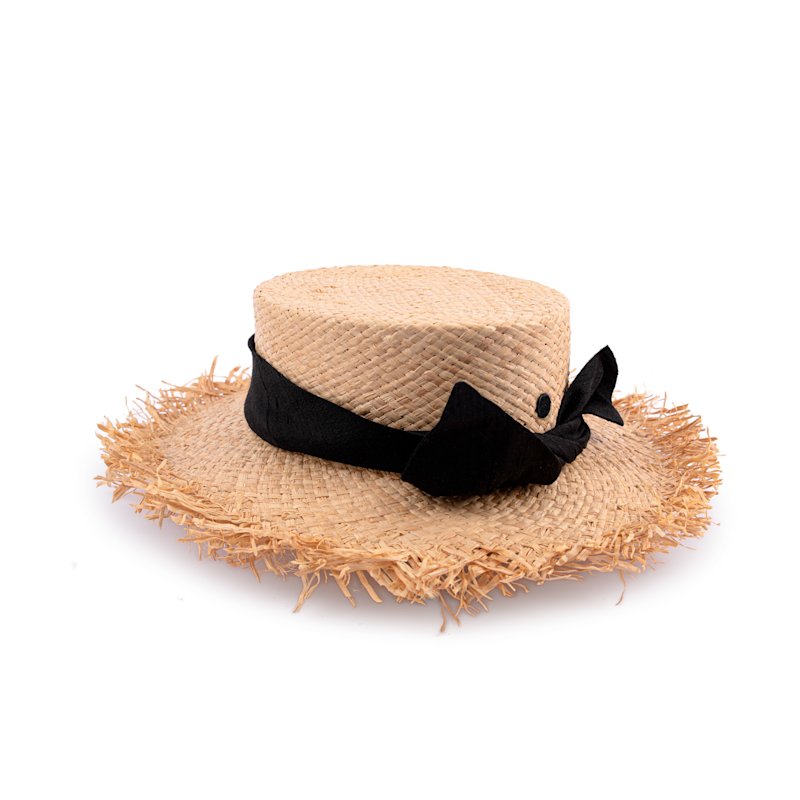 Thumbnail of Gigi - Wide Brim Straw Canopy Hat image
