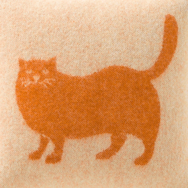 Thumbnail of Ginger Cat Wool Cushion image