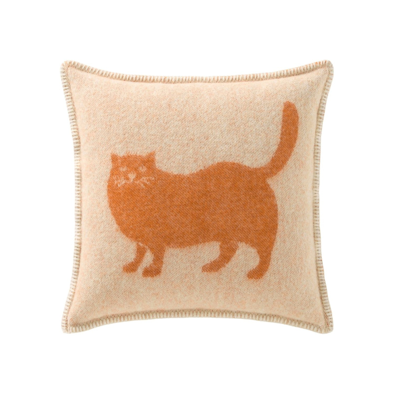 Thumbnail of Ginger Cat Wool Cushion image