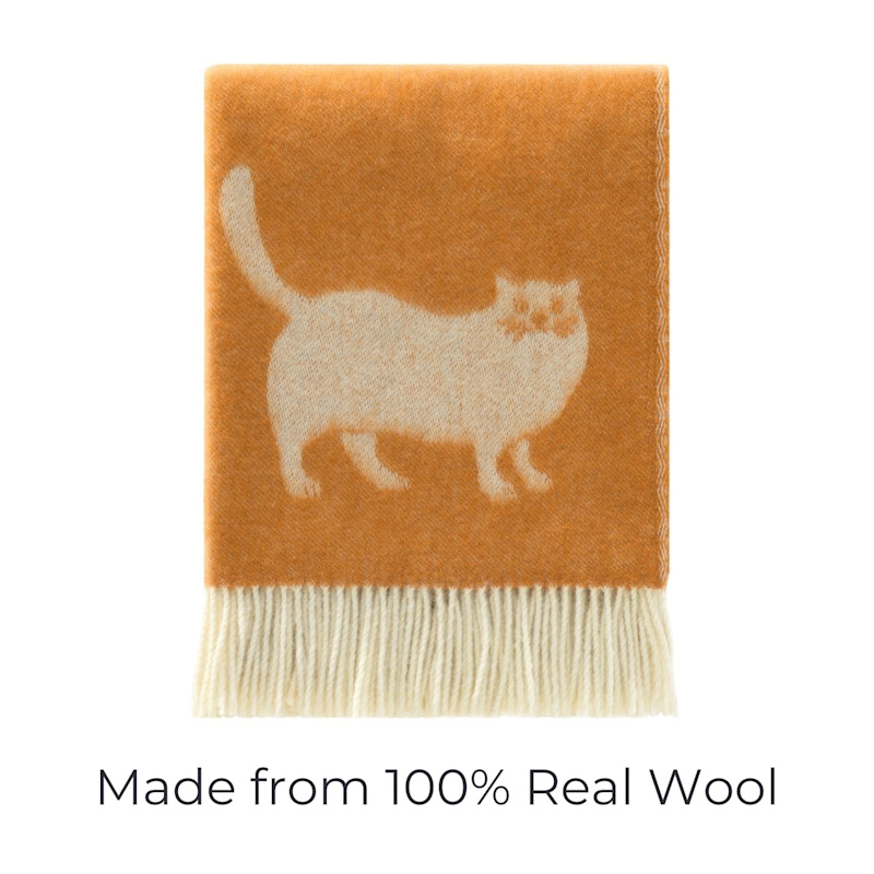 Thumbnail of Ginger Cat Wool Throw image