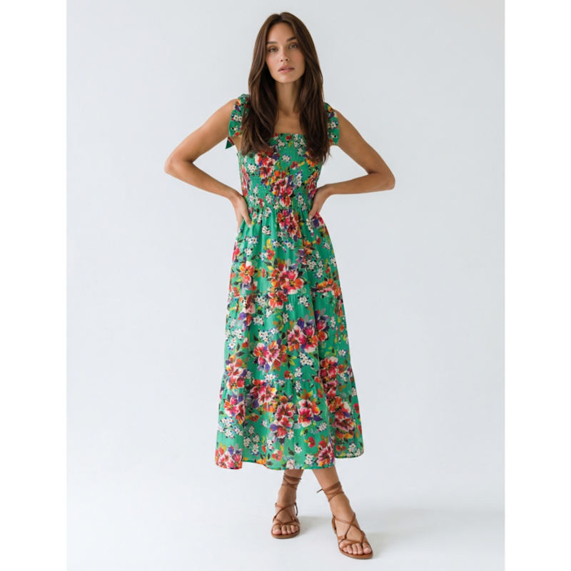 Girl Got Pockets Tiered Cotton Maxi Dress | Introvertie VIENNA | Wolf &  Badger