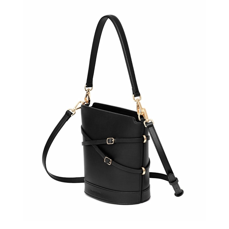 Thumbnail of Glacier Vegan Leather Bucket Bag - Black image
