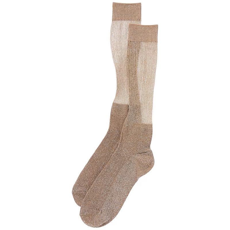 Thumbnail of Glitter Dance Socks - Bronze image