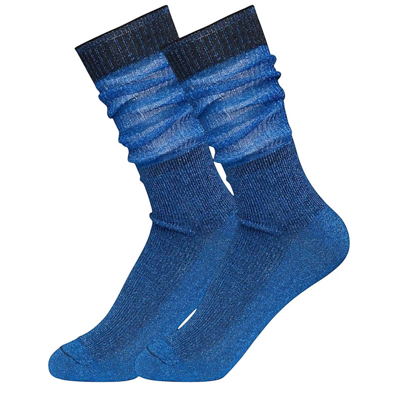 Thumbnail of Glitter Dance Socks - Electric Blue image