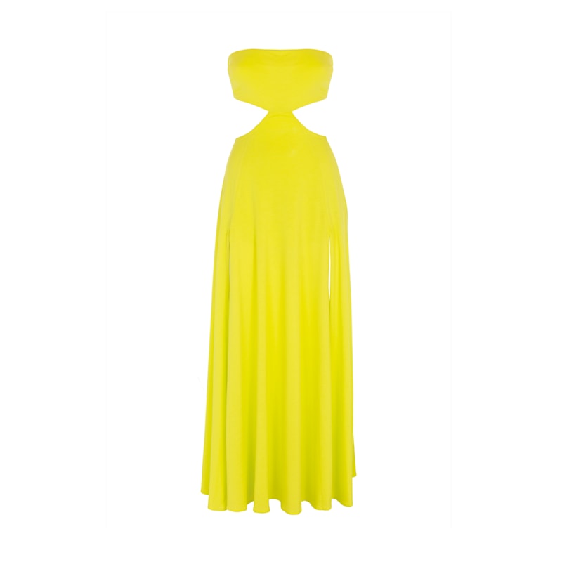 Thumbnail of Gloria Dress Neon-Yellow image