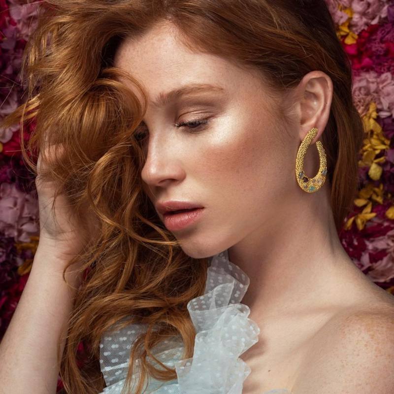 Thumbnail of Golden Persia Earrings image