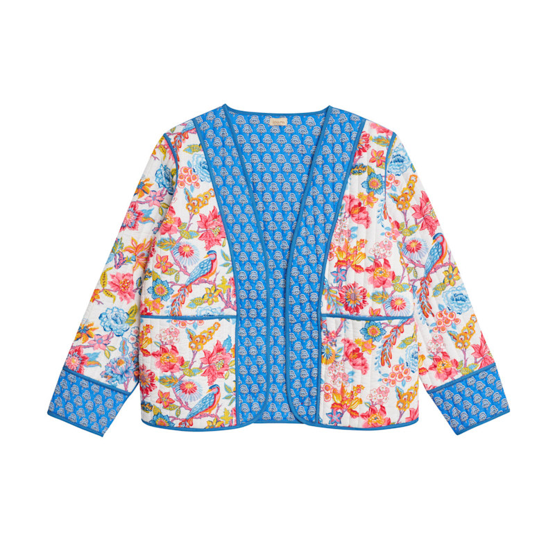 Thumbnail of Goa Carnival Reversible Quilted Cotton Jacket image