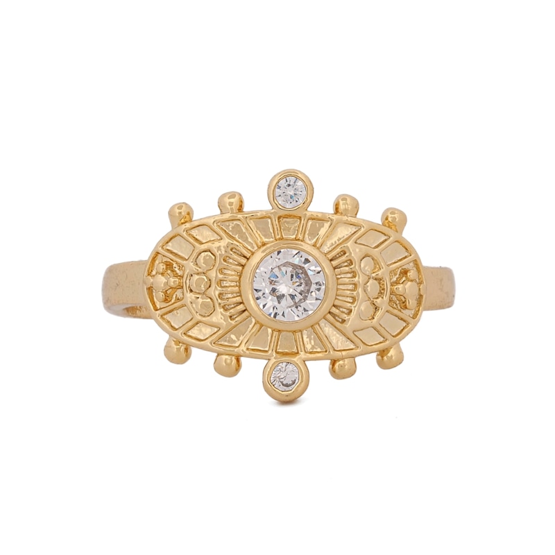 Thumbnail of Goddess Cleopatra Gold & Diamond Ring - Gold image