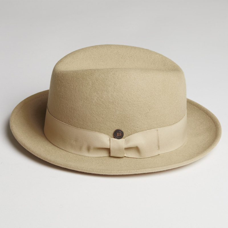 Thumbnail of Godfather Ivory Wool Felt Hat image