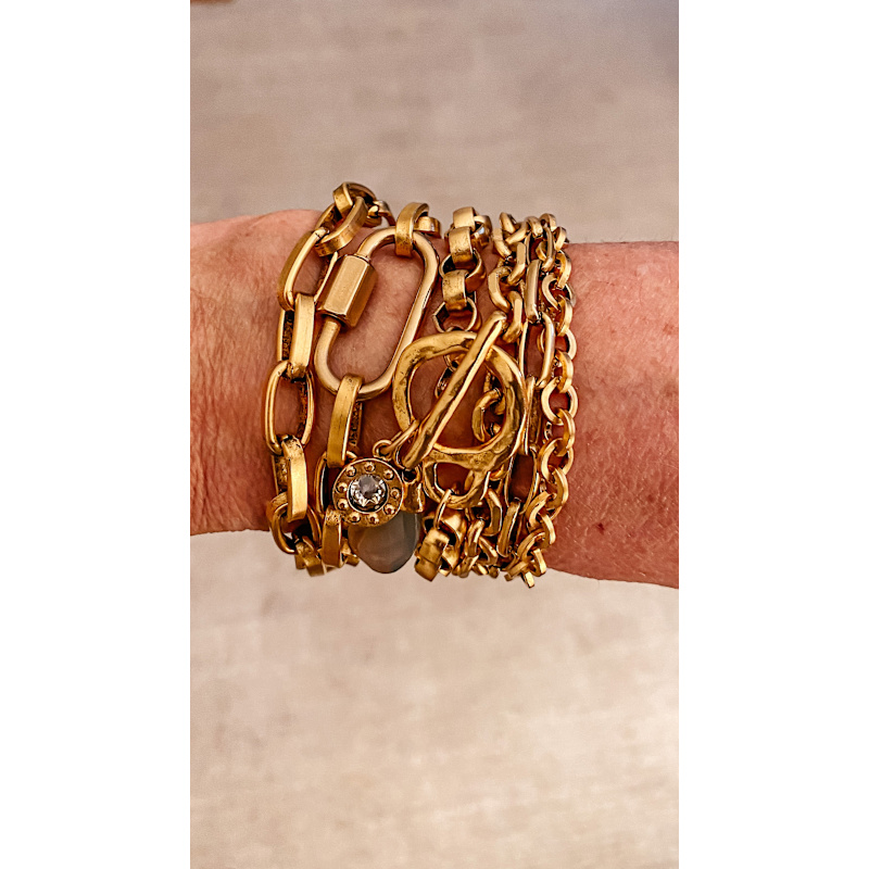 Thumbnail of Gold Three Strand Bracelet image