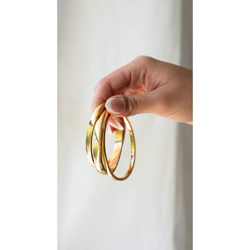 Thumbnail of Gold Bangle Four Mm image