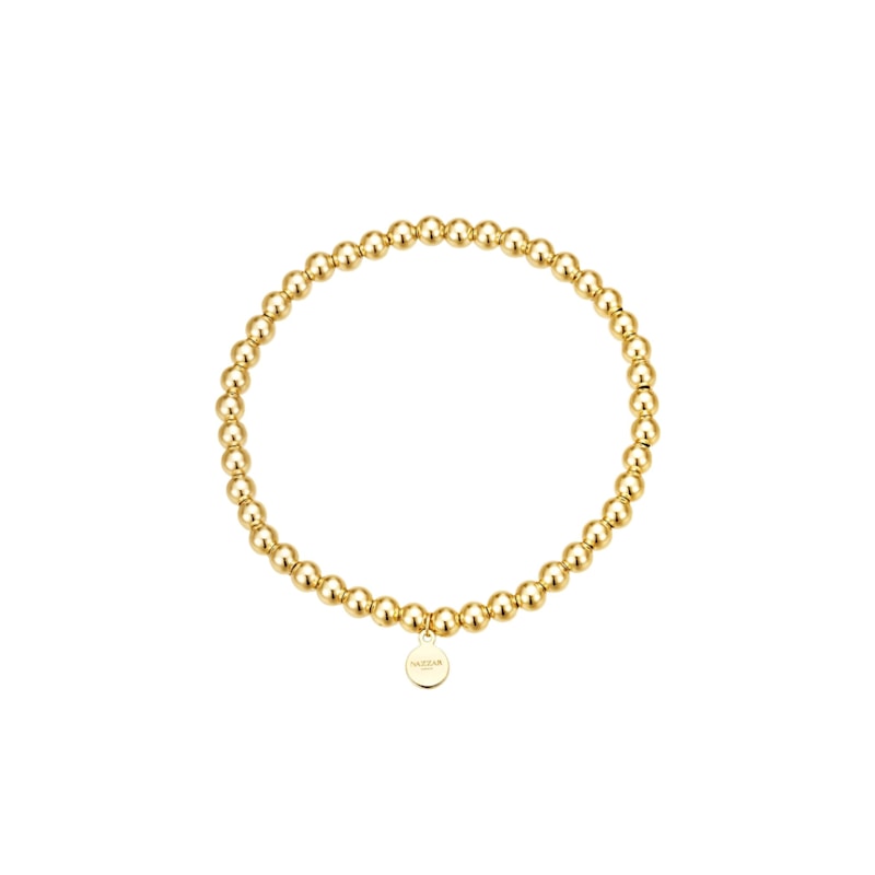 Thumbnail of Gold Beaded Stretch Bracelet image