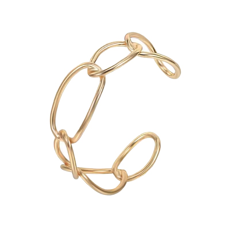 Thumbnail of Gold Chain Bangle Bracelet image
