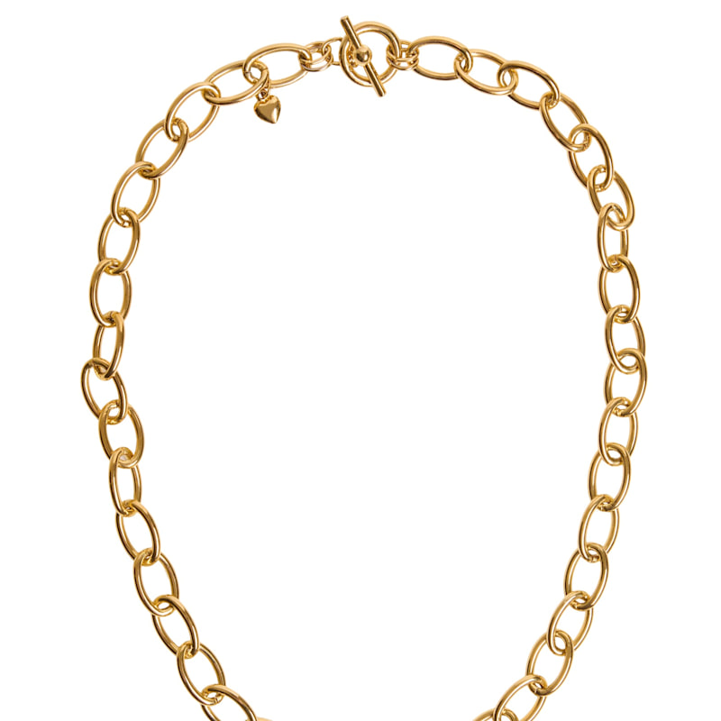 Thumbnail of Gold Classic Oval Link Necklace image