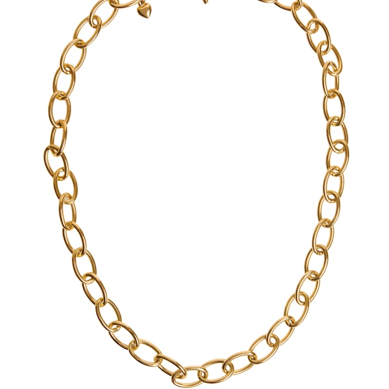 Thumbnail of Gold Classic Oval Link Necklace image
