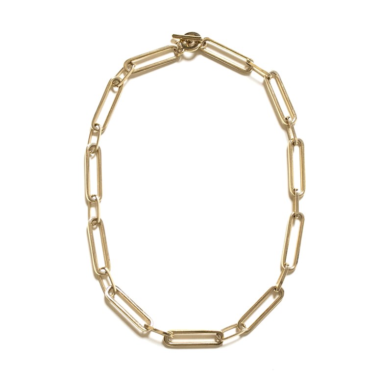 Thumbnail of Large Paperclip Link Chain Necklace image