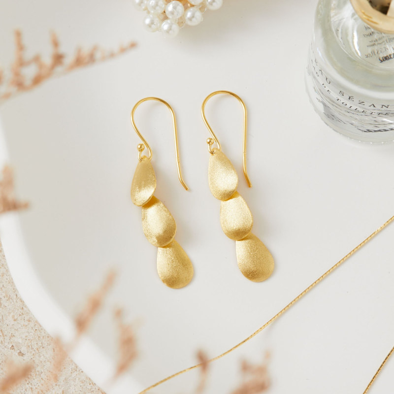 Thumbnail of Gold Dangle Earrings image
