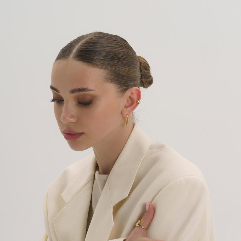 Thumbnail of Gold Ear Cuff - No Piercing Necessary image