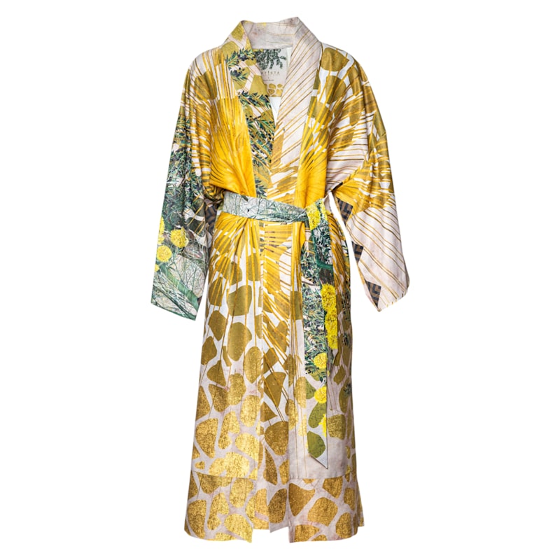 Thumbnail of Gold Fennel Maxi Kimono image