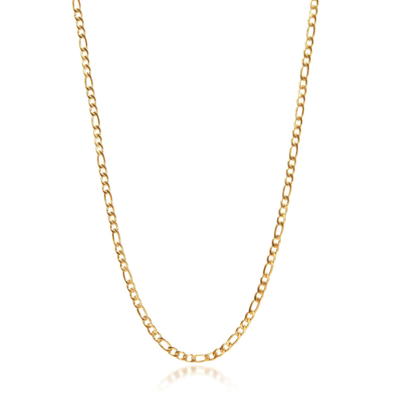 Thumbnail of Men's Gold Figaro Chain In 3Mm image