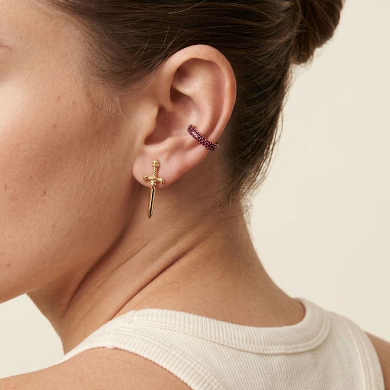 Thumbnail of Gold Lady Macbeth Stud Earrings image