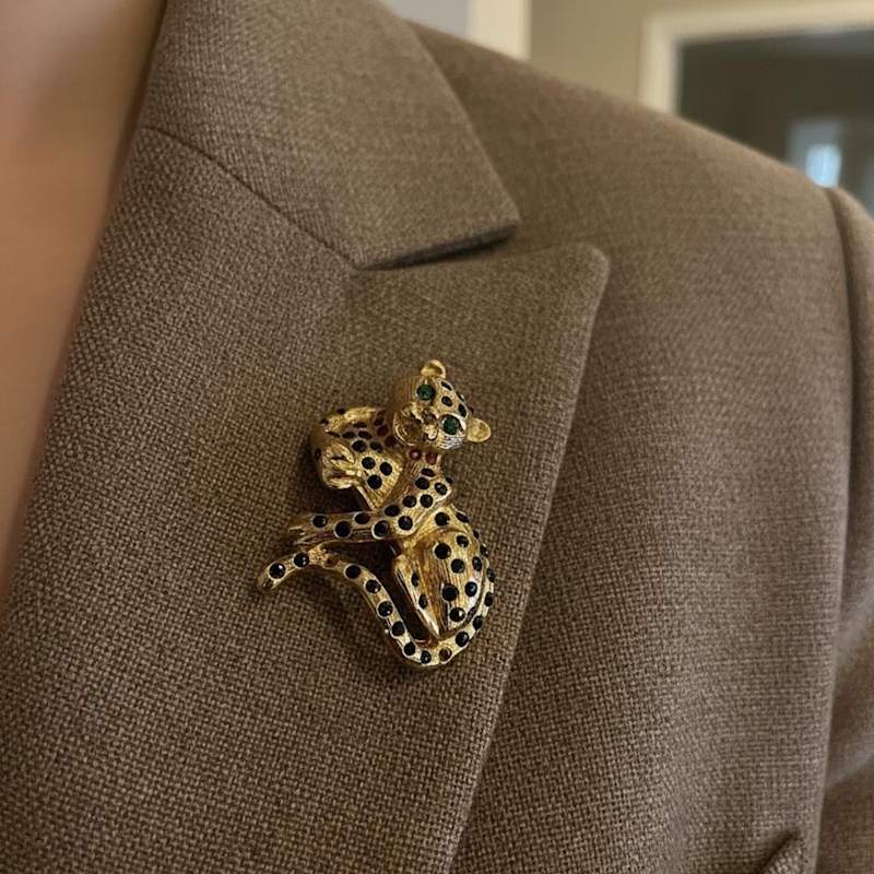 Thumbnail of Gold Leopard Brooch image