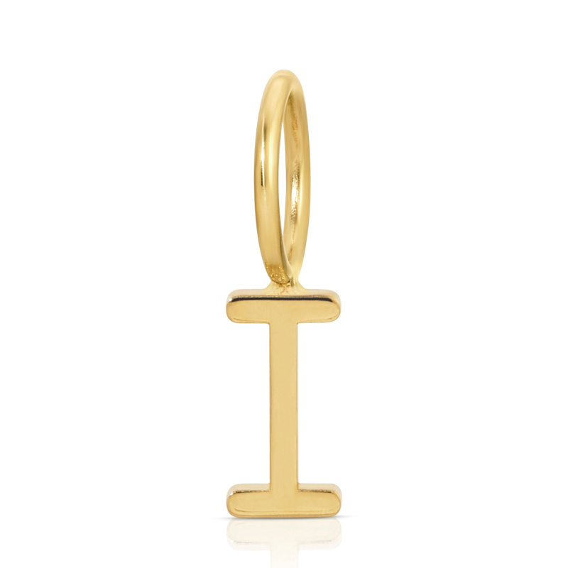 Thumbnail of Gold Letter Charm Yellow Gold image