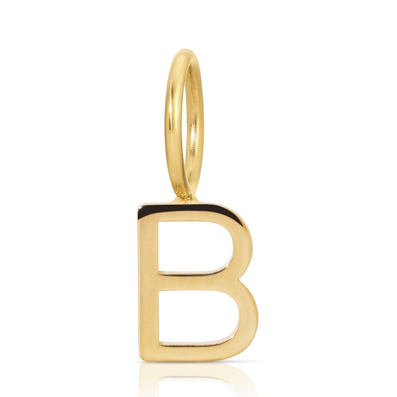 Thumbnail of Gold Letter Charm Yellow Gold image