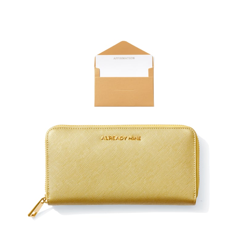 Thumbnail of Gold Manifestation Wallet – Wealth & Prosperity image