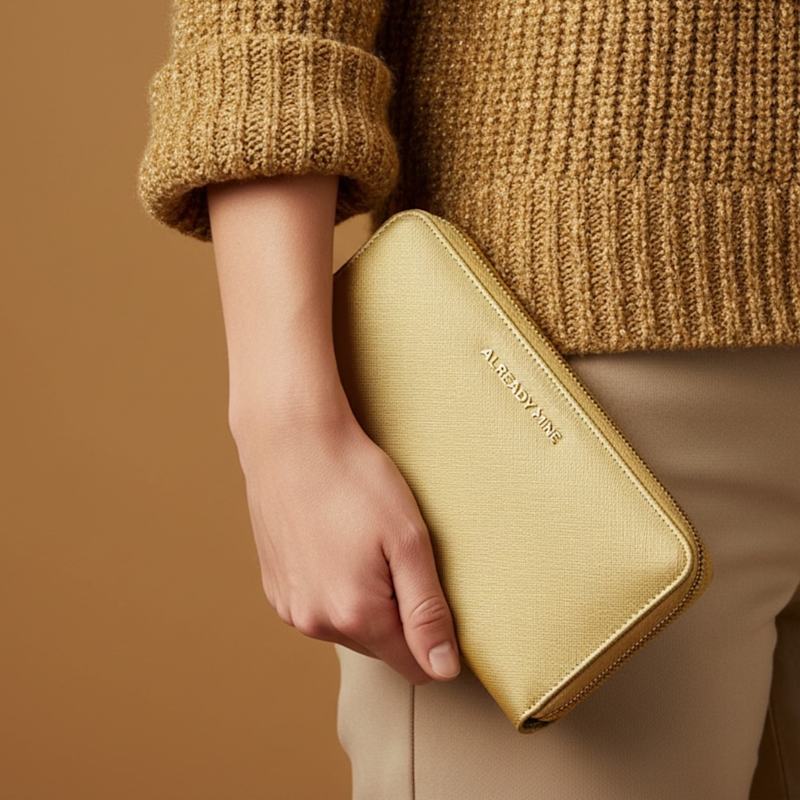 Gold Manifestation Wallet – Wealth & Prosperity | Already Mine