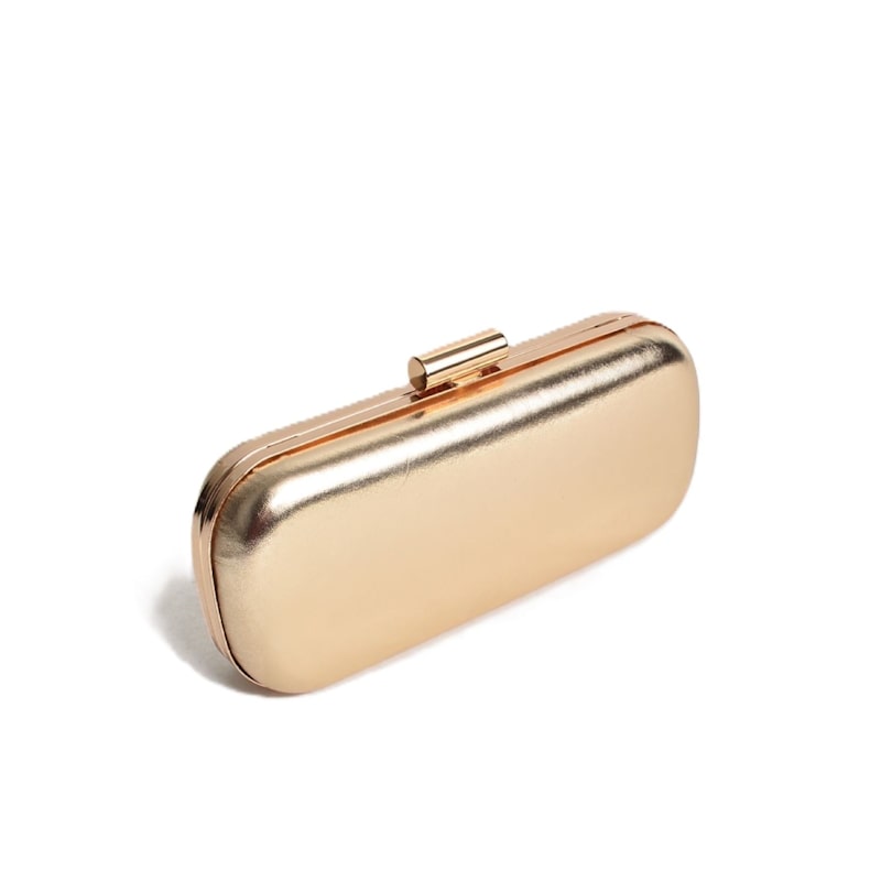 Thumbnail of Gold Metallic Clutch Bag – Small Size, Big Elegance image