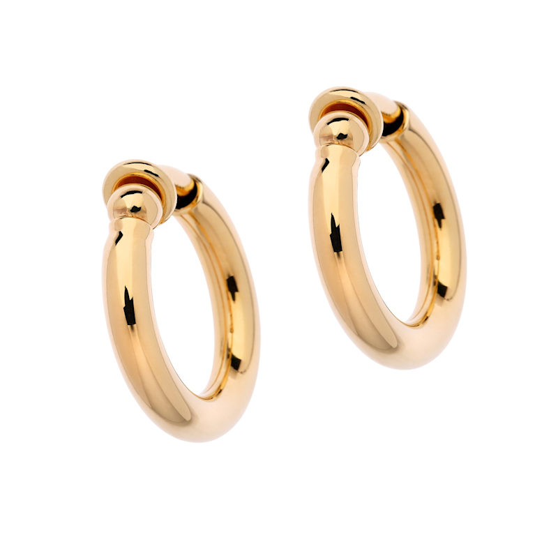 Thumbnail of Gold Mini Hoop Clip Earrings image