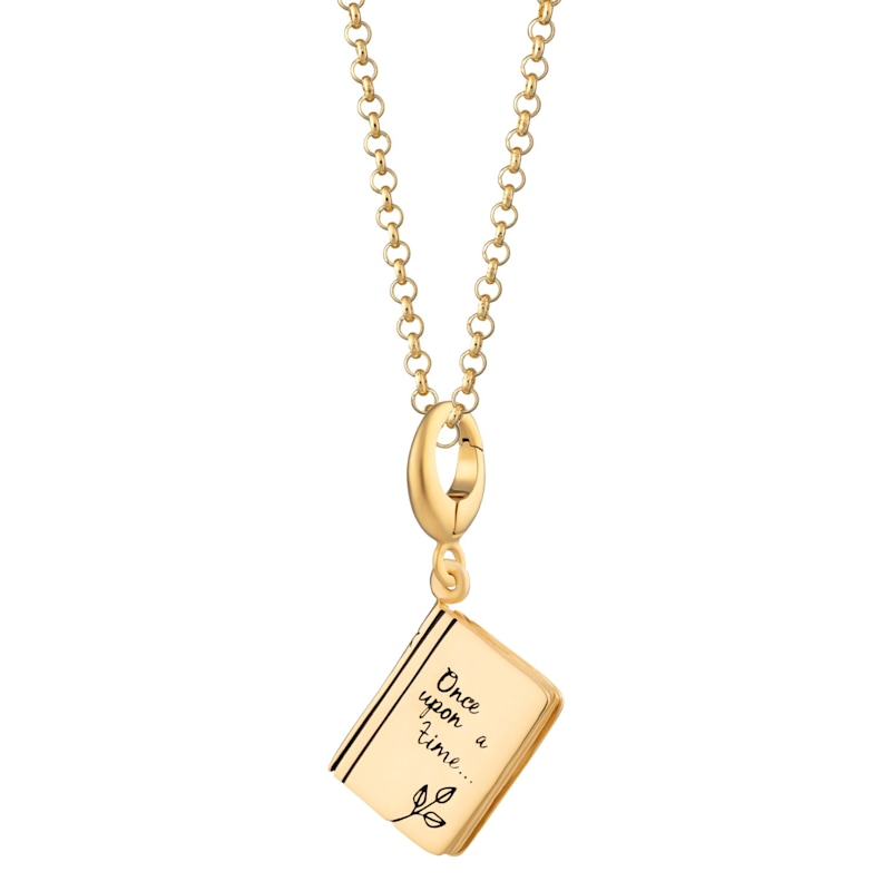 Thumbnail of Gold Plated Story Book Charm Necklace image