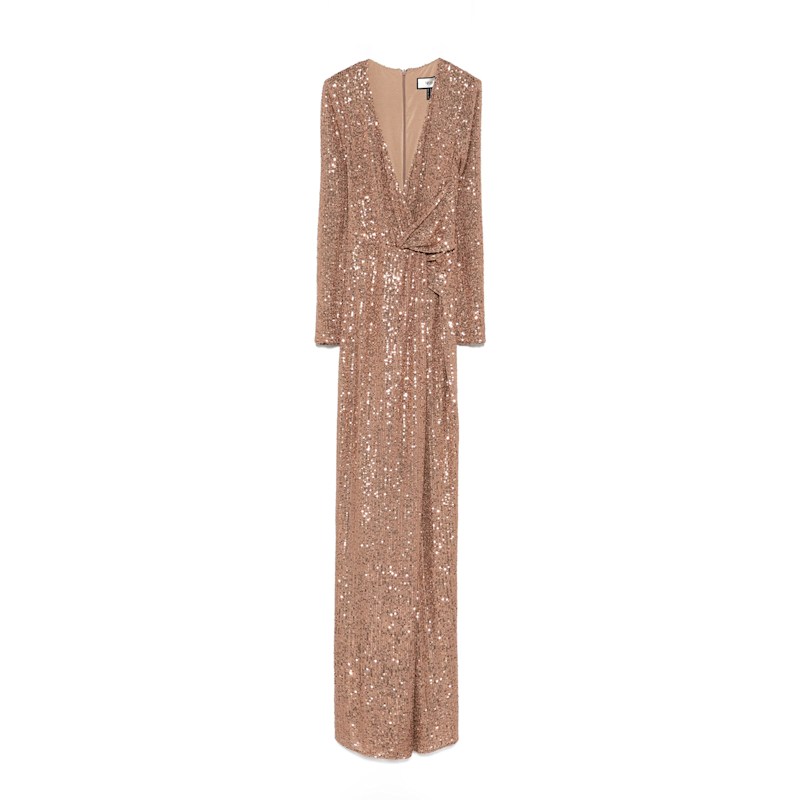 Thumbnail of Gold Sequinned Maxi Dress image