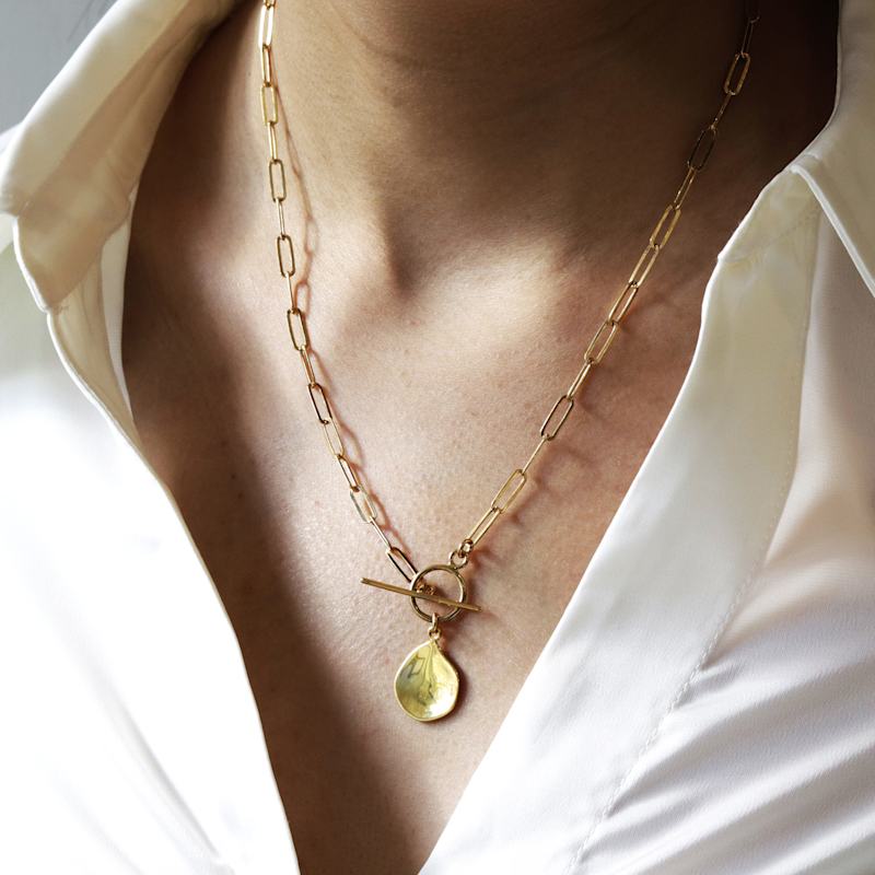 Thumbnail of Gold Toggle Necklace image