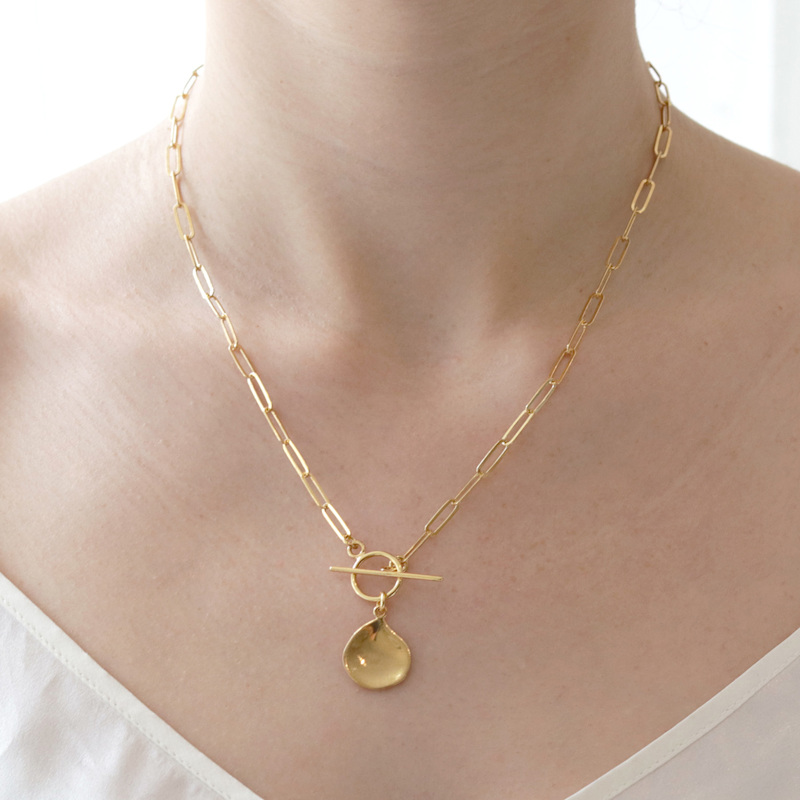 Thumbnail of Gold Toggle Necklace image