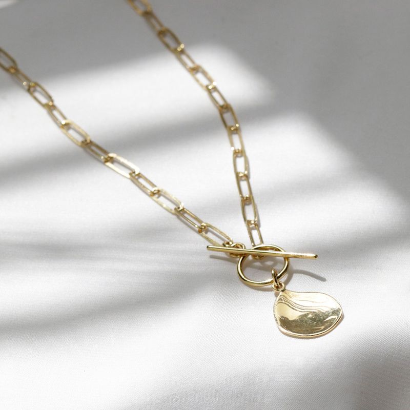 Thumbnail of Gold Toggle Necklace image