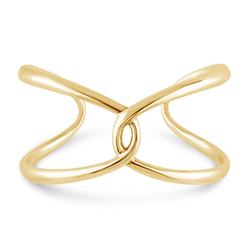 Thumbnail of Twist Gold Open Cuff image