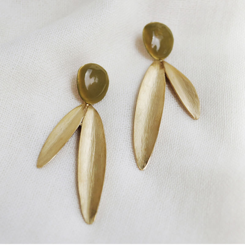 Thumbnail of Golden Earrings Olivia image