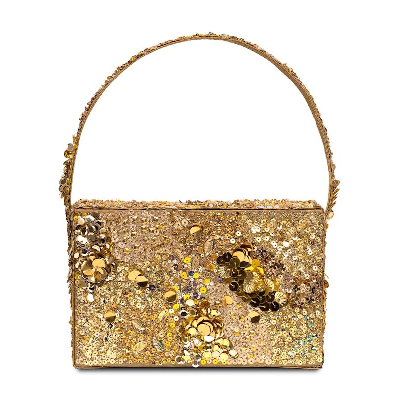 Thumbnail of Golden Ember Box Clutch image