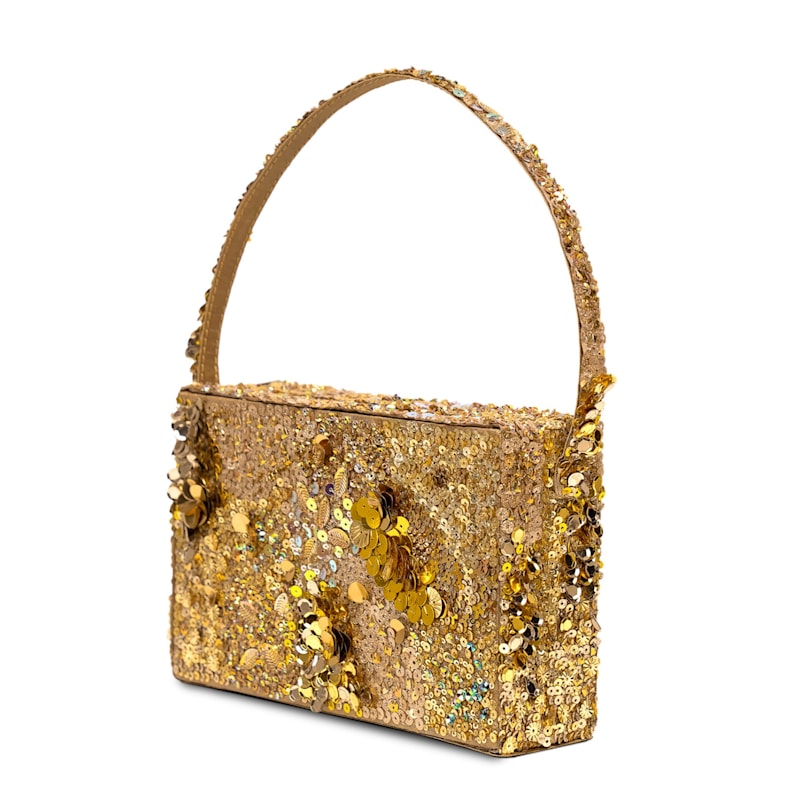 Thumbnail of Golden Ember Box Clutch image